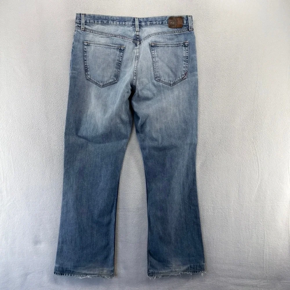 Vintage Banana Republic Jeans Men's 35x32 Blue Bootcut Faded  Baggy Skater y2k